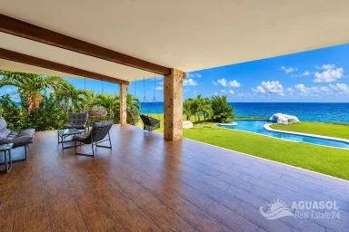 Oceanfront Villa for Sale in Río San Juan, Dominican Republic, Río San Juan, 1 of 13